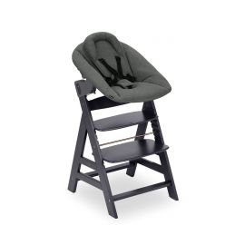 Hauck Сет дървено столче за хранене и модул за новородено Hauck Alpha, тъмно сиво 0 - 4г. Унисекс   3530112
