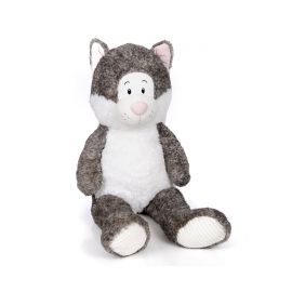 Плюшена играчка - Сиво коте, 100 см 0 - 14г. Унисекс   390044