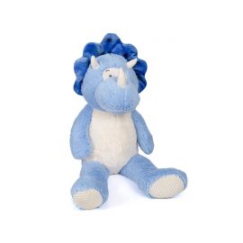 Плюшена играчка - Динозавър син Трицератопс 100 см 0 - 14г. Унисекс   390045