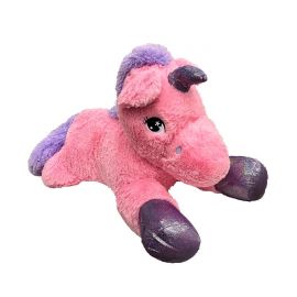 Плюшена играчка - Еднорог, розово и лилаво, 90см 3+ г. Момиче   550011