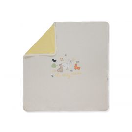 Bebetto Bebetto - Бебешко памучно одеяло Happy Garden B815Y, момиче, жълто, 80х85 см. 0 - 1г. Момиче Пролет/Лято 2024  8314615
