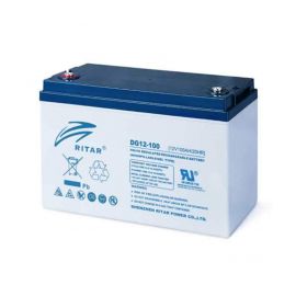 Оловна гелова батерия RITAR (DG12-100), 12V, 100Ah, F12/M8, За соларни системи