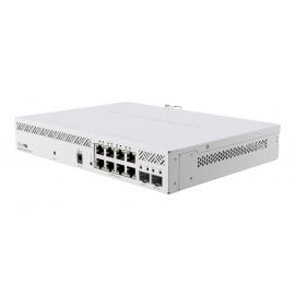 Суич MikroTik CSS610-8P-2S+IN, 8 x Gigabit Ethernet ports, 2 x SFP, PoE out