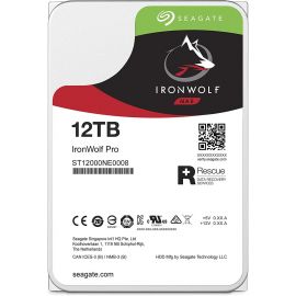 Хард диск SEAGATE IronWolf Pro, 12TB, 256MB, 7200 rpm, SATA 6.0Gb/s, ST12000NE0008