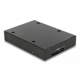 Чекмедже Delock 3.5″, За 1 x 2.5″ U.2 NVMe SSD или SATA / SAS HDD / SSD, Черен