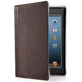 TwelveSouth BookBook - луксозен кожен калъф за iPad mini, iPad mini 2, iPad mini 3 (кафяв)