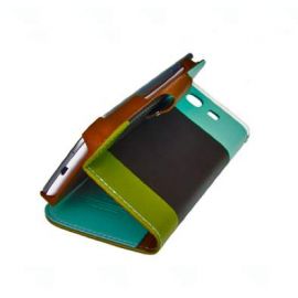 Kalaideng Painting Series Leather Case - кожен калъф за Samsung Galaxy S3 i9300 (кафяв-син)