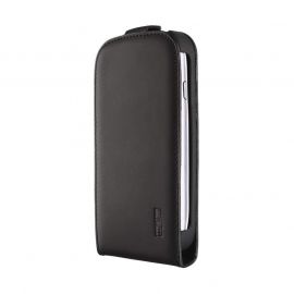 Artwizz SeeJacket® Leather Flip Plus - кожен флип кейс за Samsung Galaxy S3 mini i8190 (черен-мат)