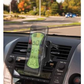 Clingo Car Vent Mount - поставка за радиатора на кола за iPhone и смартфони (зелена)