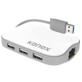 Kanex DualRole USB 3.0 Hub & Gigabit Ethernet Adapter - 3 портов USB хъб с Gigabit Ethernet адаптер за MacBook и преносими компютри