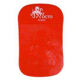 Out Of Style Octo Pad - лепяща се силиконова поставка за табло и гладки повърхности за мобилни телефони (червена)