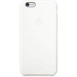 Apple Silicone Case - оригинален силиконов кейс за iPhone 6 Plus, iPhone 6S Plus (бял)
