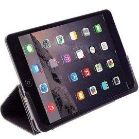 Krusell Kiruna Tablet Case - кожен кейс и поставка за iPad Mini, iPad mini 2, iPad mini 3 (черен)