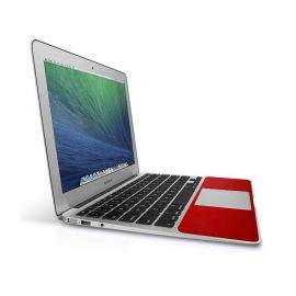 TwelveSouth SurfacePad - кожено защитно покритие за частта под дланите на MacBook Air 13 (модели от 2010 до 2017 година) (червен)