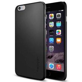 Spigen Thin Fit Case - качествен кейс за iPhone 6 Plus, iPhone 6S Plus (черен)