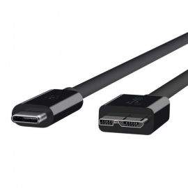 Belkin Superspeed+ USB 3.1 Data Cable USB-C към Micro-B - супербърз USB 3.1 кабел (100 см.) за MacBook 12 и компютри с USB-C порт
