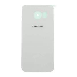 Samsung Back Cover - оригинален резервен заден капак за Samsung Galaxy S6 Edge (бял)