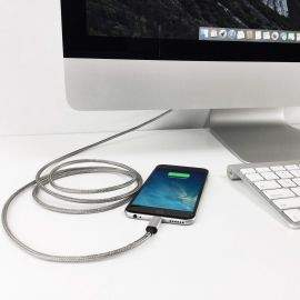 Fuse Chicken Armour Charge - стоманен Lightning кабел за iPhone, iPad, iPod с Lightning (1 метър)
