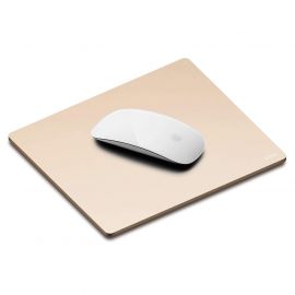 Elago Aluminum Mouse Pad - дизайнерски алуминиев пад за мишка (златист)