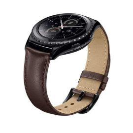 Samsung ET-SLR73 Wristband Leather - оригинална кожена (естествена кожа) каишка за Gear 2 Classic (кафяв)