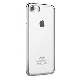 Devia Glitter Soft Case - силиконов (TPU) калъф за iPhone 8, iPhone 7 (прозрачен-сребрист)