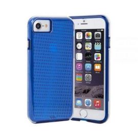 CaseMate Naked Tough Translucent Case - кейс с висока защита за iPhone SE (2020), iPhone 8, iPhone 7, iPhone 6S, iPhone 6 (син)