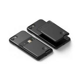 Elago Card Pocket - поставка тип джоб за документи и карти, прикрепяща се към всяко мобилно устройство (черен)