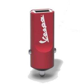 USB Tribe Vespa Berry USB Car Charger - зарядно за кола с 2.4A USB изход за мобилни устройства (червен)