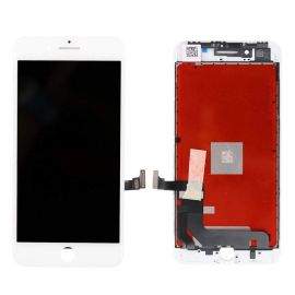 OEM iPhone 8 Plus Display Unit - резервен дисплей за iPhone 8 Plus (пълен комплект) - бял