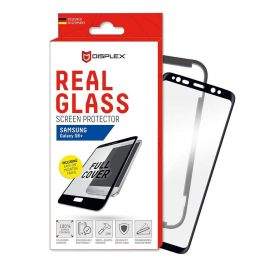 Displex Real Glass 10H Protector 3D Full Cover - калено стъклено защитно покритие за дисплея на Samsung Galaxy S8 Plus (черен-прозрачен)