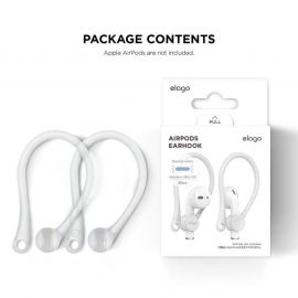 Elago AirPods EarHooks - силиконови кукички за Apple Airpods и Apple Airpods 2 (фосфоресциращ)