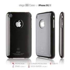 Elago S3 High Glossy Black кутия за задната част на iPhone 3G/3Gs
