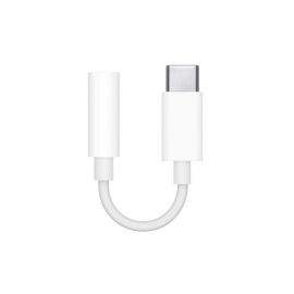 Apple USB-C to 3.5 mm Headphone Jack Adapter - оригинален активен адаптер USB-C към 3.5 мм. за устройства с USB-C порт (retail)
