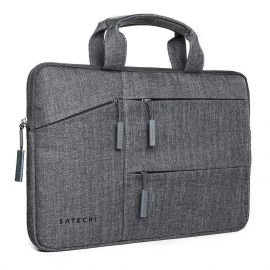Satechi Fabric Carrying Case 13 - елегантна чанта за MacBook Pro 13 и лаптопи до 13 инча (тъмносив)