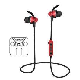 Platinet In-Ear Sport Bluetooth 4.2 + MicroSD Earphones PM1060R - безжични спортни блутут слушалки за мобилни устройства (червен)