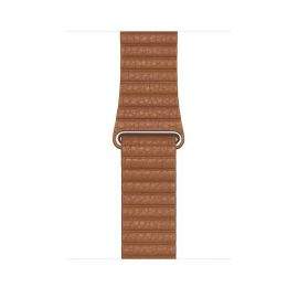 Apple Saddle Brown Leather Loop Large - оригинална кожена каишка за Apple Watch 42мм, 44мм (кафяв)