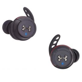 JBL Under Armour True Wireless Flash - безжични спортни Bluetooth слушалки с микрофон за мобилни устройства (черен)