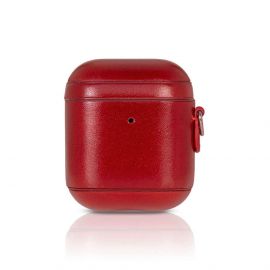 Torrii Airpods Leather Case - кожен кейс (естествена кожа) за Apple Airpods (червен)