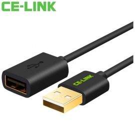 CE-Link USB 2.0 Extension Cable - удължителен USB кабел (300 см) (черен)