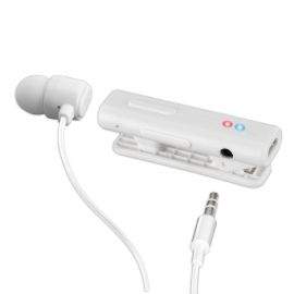 4smarts Wireless Mono-Headset TalkClip B1 - безжична слушалка с управление на звука и микрофон за мобилни устройства (бял)