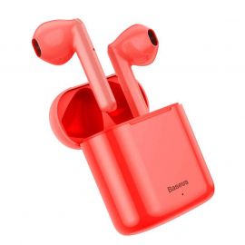 Baseus Encok W09 TWS In-Ear Bluetooth Earphones - безжични блутут слушалки за мобилни устройства (червен)