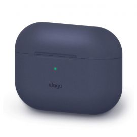 Elago Airpods Original Basic Silicone Case - силиконов калъф за Apple Airpods Pro (тъмносин)
