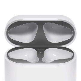 Elago AirPods Dust Guard - комплект метални предпазители против прах за Apple Airpods 2 with Wireless Charging Case (тъмносив)