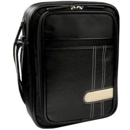 Krusell GAIA Netbook Bag - кожена чанта за таблети и нетбуци до 12 инча (черна)