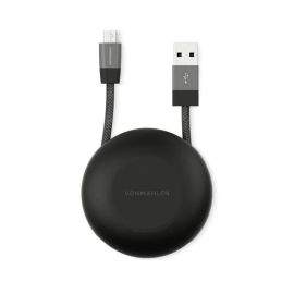 Vonmahlen Premium Cable USB-A to microUSB - USB-A към microUSB 2.0 плетен кабел за устройства с USB-C порт (100 см) (черен)
