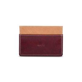 Moshi Slim Wallet - стилен портфейл от веган кожа (бургунди)