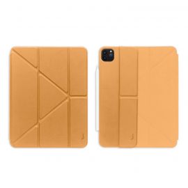 Torrii Torrio Plus Case - кожен кейс и поставка с отделение за Apple Pencil за iPad Pro 11 (2020), iPad Pro 11 (2018) (кафяв)