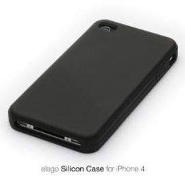 Elago Silicon Case - силиконов калъф за iPhone 4 (черен)