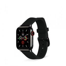 Artwizz WatchBand Silicone - силиконова каишка за Apple Watch 38мм, 40мм (черен)