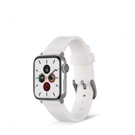 Artwizz WatchBand Silicone - силиконова каишка за Apple Watch 42мм, 44мм (бял)